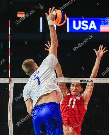 russia vs usa volleyball