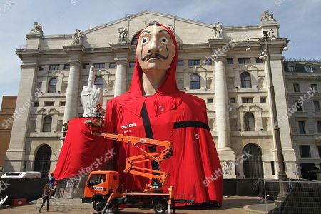 La Casa Di Carta Tv Show Promotion Stock Photos Exclusive