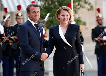 Slovakian President Zuzana Caputova Visit Paris Stockfotos Exklusiv Shutterstock