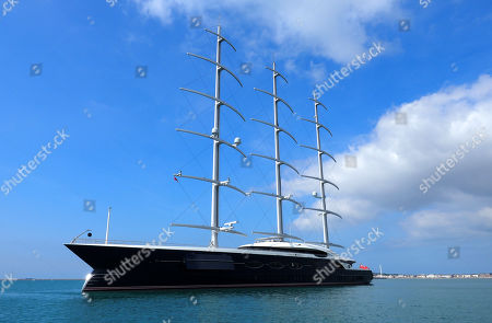 Black Pearl Super Yacht Owned By Russian Editorial Stock Photo Stock Image Shutterstock