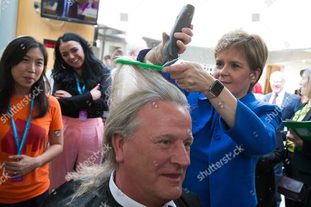 Chop Mop Photocall Scottish Parliament Support Maggies Editorial Stock Photo Stock Image Shutterstock