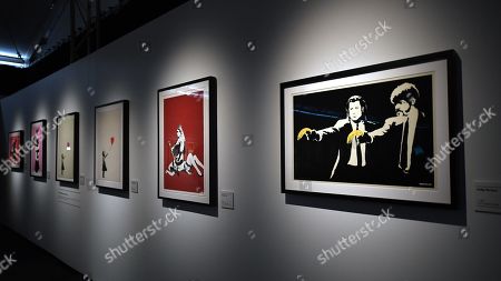 Foto Stock Esclusive A Tema Banksy Exhibition Sydney Shutterstock