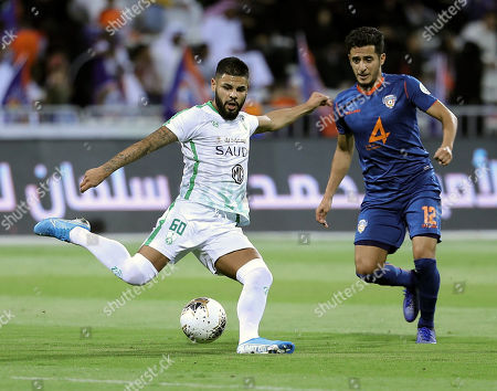 Alahli Player Lucas Lima L Action Ball Editorial Stock Photo Stock Image Shutterstock