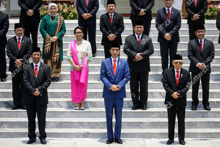 New Indonesia Cabinet Members Jakarta Stockfotos Exklusiv