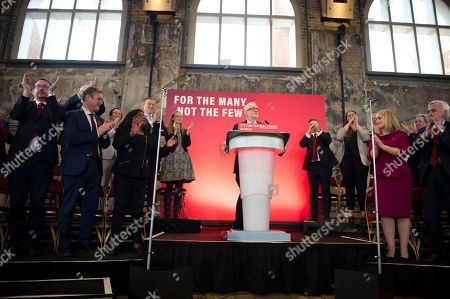 Labour Party Election Campaign Launch London Stockfotos Exklusiv