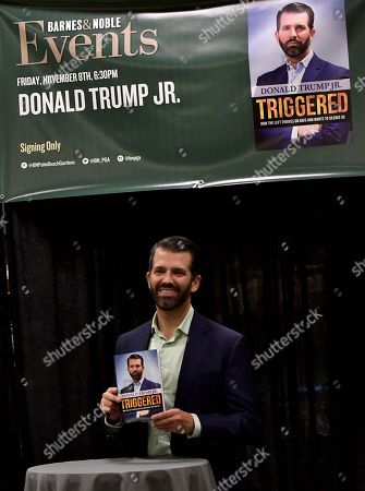 Donald Trump Jnr Triggered Book Signing Palm Stockfotos Exklusiv