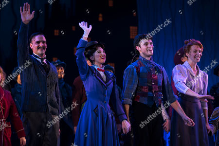 Mary Poppins Musical Curtain Call London Stock Photos Exclusive