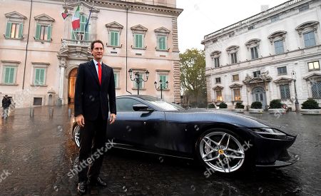 Ferrari Roma presentation Rome Stock Photos (Exclusive ...