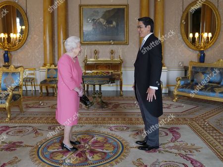 Queen Elizabeth Ii Receives Ambassadors Buckingham Palace