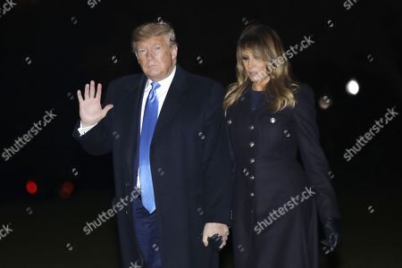 Us President Donald Trump First Lady Melania Stockfoto S Exclusief Shutterstock