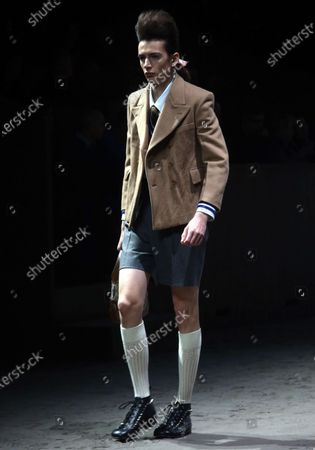 Gucci Show Runway Milan Fashion Week Mens Stock Photos Exclusive Shutterstock