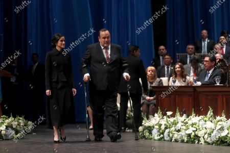 Alejandro Giammattei Sworn President Guatemala Stock Fotos Eksklusive Shutterstock