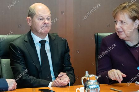 German Government Cabinet Meeting Berlin Stockfotos Exklusiv