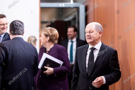 German Government Cabinet Meeting Berlin Stockfotos Exklusiv
