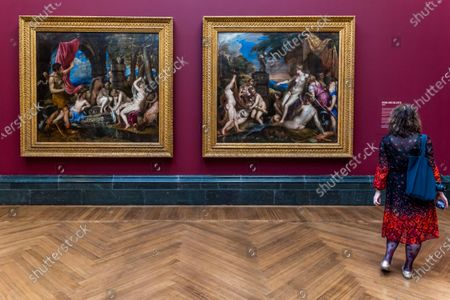 Titian Love Desire Death Exhibition National Gallery Stock Fotos Eksklusive Shutterstock