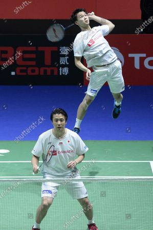 Hiroyuki Endo Jpn Yuta Watanabe Jpn Badminton Editorial Stock Photo Stock Image Shutterstock