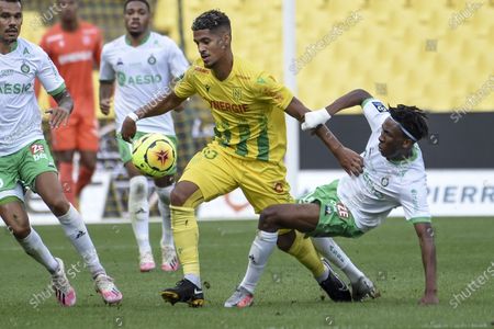 Nantes French Midfielder Ludovic Blas Vies Ball Editorial Stock Photo Stock Image Shutterstock