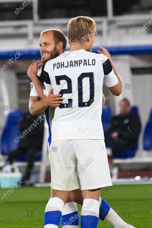 Teemu Pukki L Joel Pohjanpalo R Finland Editorial Stock Photo Stock Image Shutterstock