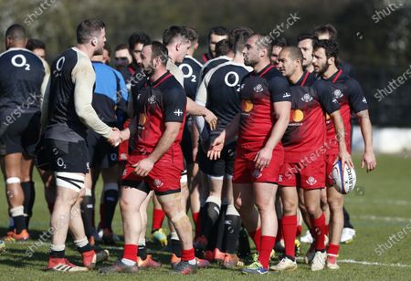 Feisty Stock Photos Editorial Images And Stock Pictures Shutterstock - england rugby stars brawl with georgia in oxford training session