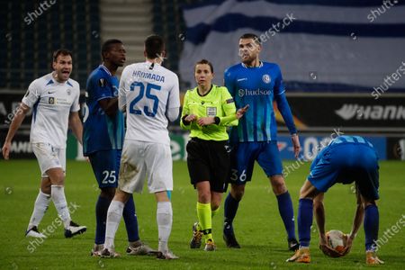 Ukrainian Referee Kateryna Monzul C Reacts During Editorial Stock Photo Stock Image Shutterstock