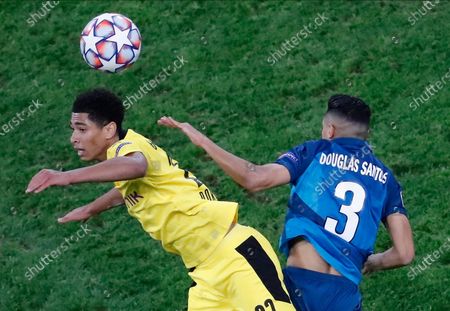Zenits Douglas Santos R Action Borussia Dortmunds Editorial Stock Photo Stock Image Shutterstock