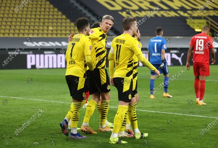 Erling Haaland Jadon Sancho Marco Reus Borussia Editorial Stock Photo Stock Image Shutterstock