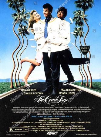 Couch Trip Donna Dixon Dan Aykroyd Walter Editorial Stock Photo