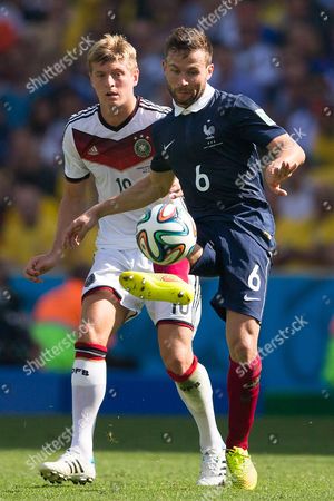 Yohan Cabaye France Toni Kroos Germany Editorial Stock Photo Stock Image Shutterstock