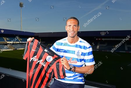 Rio Ferdinand Signs On Free Contract Qpr Editorial Stock Photo Stock Image Shutterstock