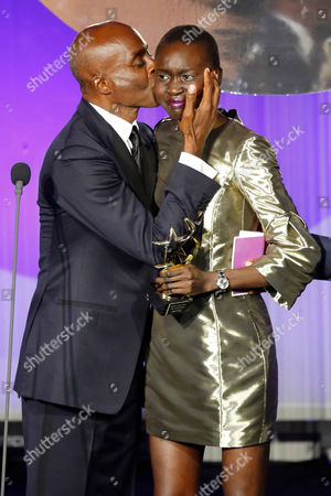 bruce darnell alek wek editorial stock photo stock image shutterstock