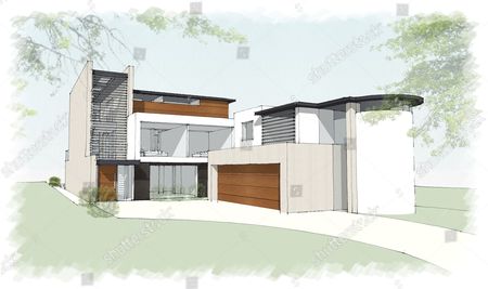 Proposed Plan New Build Editorial Stock Photo Stock Image