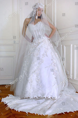 Wedding Dress That When Diamonds Added Will Editorial Stock Photo