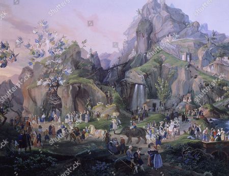 gossiping stock photos editorial images and stock pictures the nativity gouache 1830 painted to reproduce the last christmas crib scene created