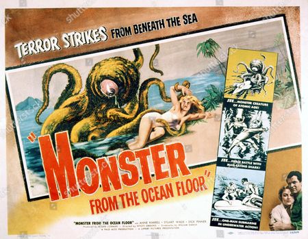 Monster Ocean Floor 1954 Editorial Stock Photo Stock Image