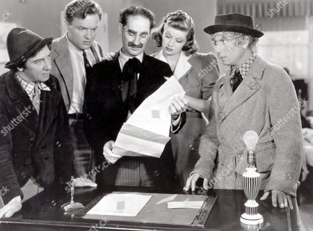 Chico Marx Frank Albertson Groucho Marx Lucille Editorial