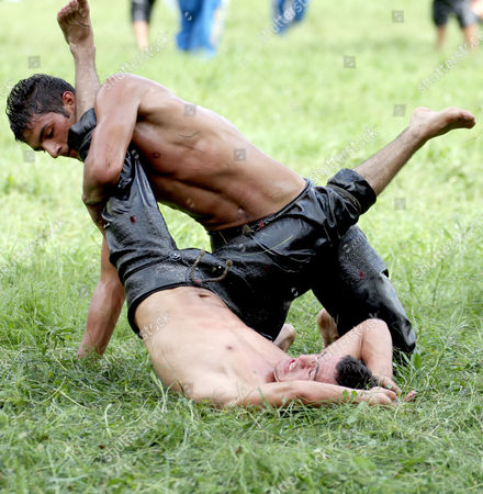 Oil Wrestling