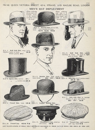 history of men's hats