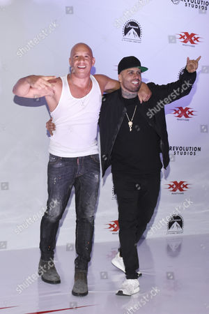 Vin Diesel Nicky Jam Editorial Stock Photo Stock Image