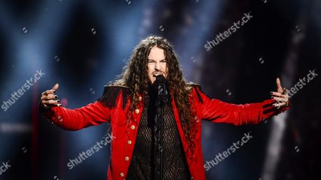 Michal Szpak Representing Poland Performs Song Color Editorial Stock Photo Stock Image Shutterstock