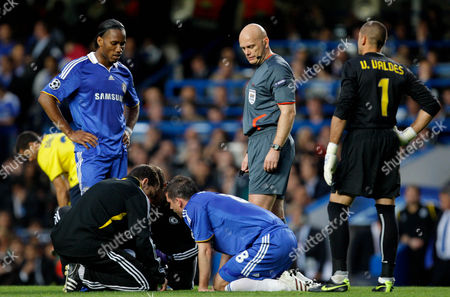 Didier Drogba Referee Tom Henning Ovrebo Victor Editorial Stock Photo Stock Image Shutterstock