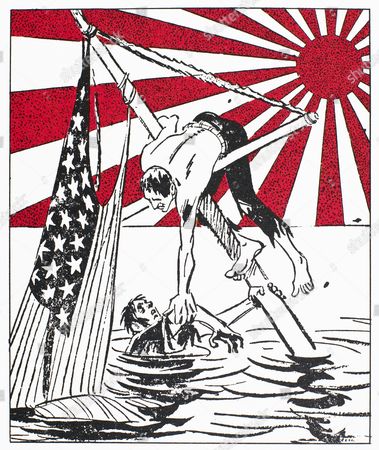 Japanische Monsterschwanz Cartoon Lutschen