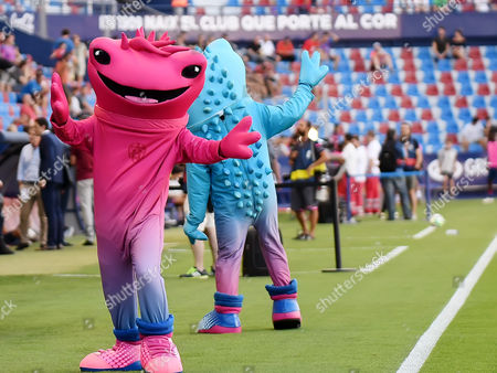 Levante Ud Mascots Dancing Before Match Editorial Stock Photo Stock Image Shutterstock