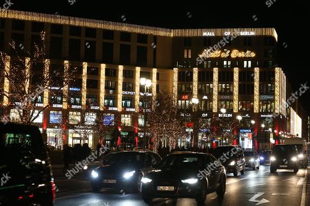 Mall Berlin Lit Christmas Lights Editorial Stock Photo Stock