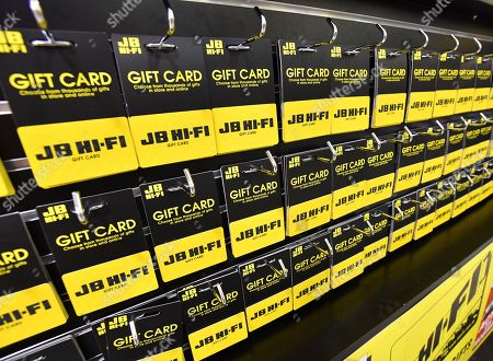 Jb Hifi Branded Gift Cards Seen On Editorial Stock Photo Stock
