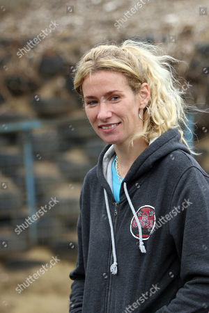 ex bsb rider jenny tinmouth before racing editorial stock photo stock image shutterstock 2