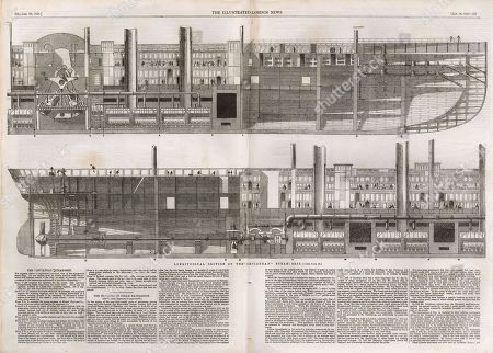 Travelsteamshipshipsdiagramdiagrams1850s1851leviathanisambardkingdombrunelssgreateasternsteamshipironlargelargestbighistoryhistorical Stock Photos Editorial Images And Stock Pictures Shutterstock