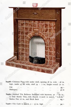 Industry Tile Fireplaces Mottled Mottle Chimney Piece Bullnose Kerbed