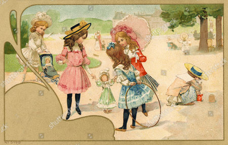 Scenesplayplaysdollydolliesdollhoopcostumedressupperclasswellofffancyclothingfashionparasolsmakingsandcastlefrancefrenchhistoryhistorical Stock Photos Editorial Images And Stock Pictures Shutterstock