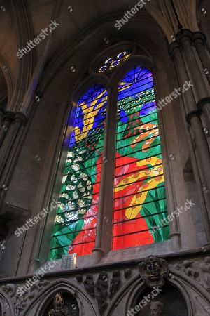 David Hockney Stained Glass Window