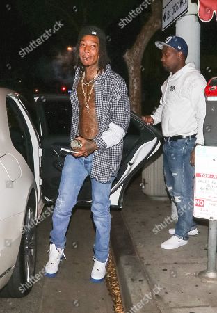 Wiz Khalifa Outside Delilah Nightclub Editorial Stock Photo